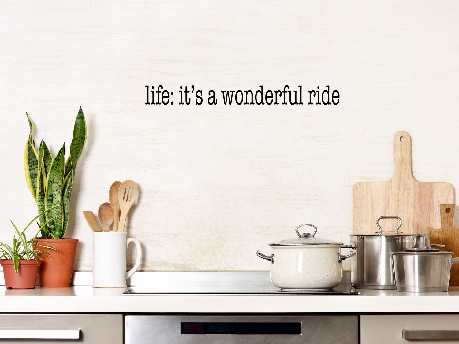 Life Is A Wonderful Ride Vinyl Wall Decal Done 