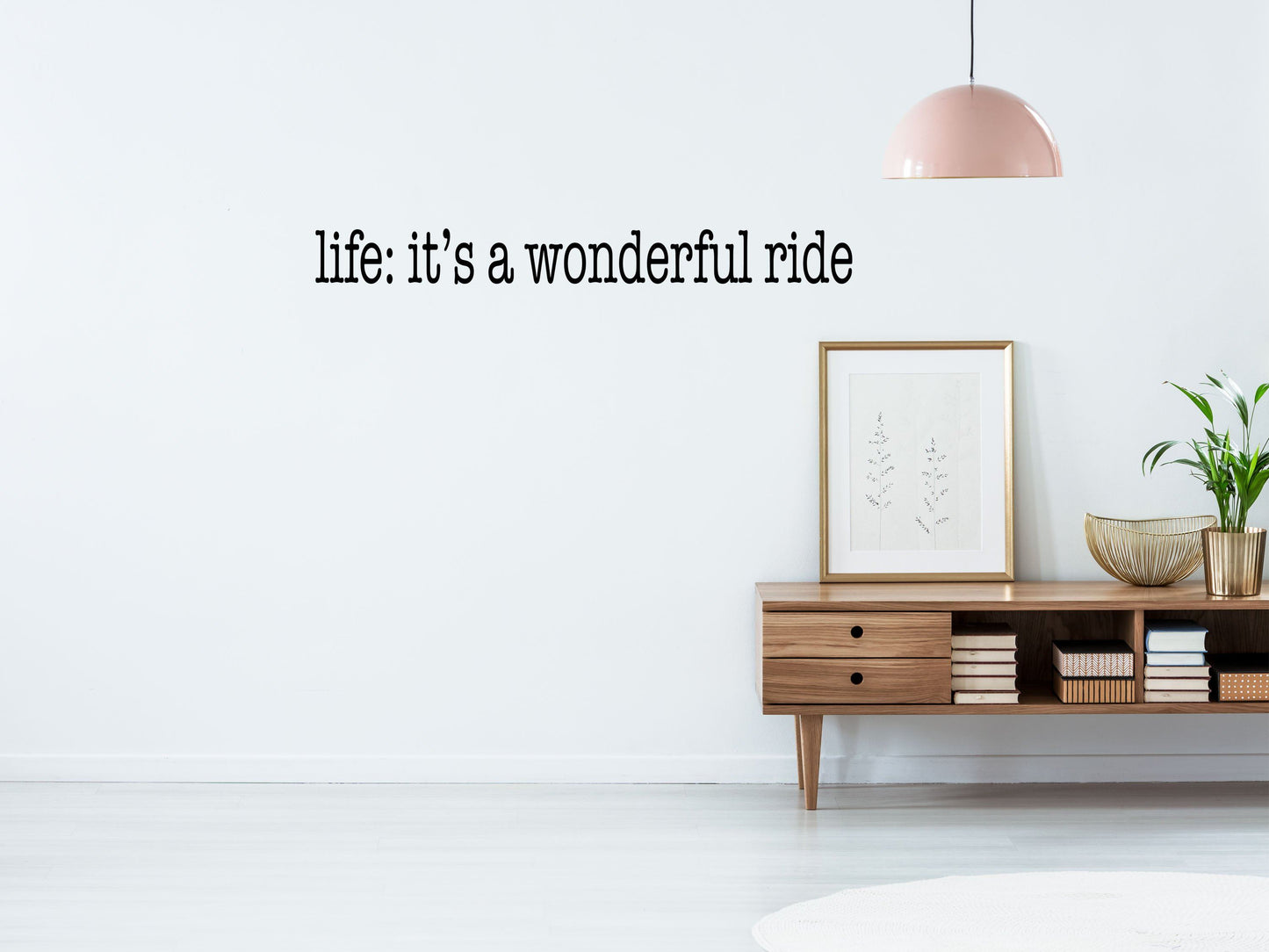 Life Is A Wonderful Ride Vinyl Wall Decal Done 