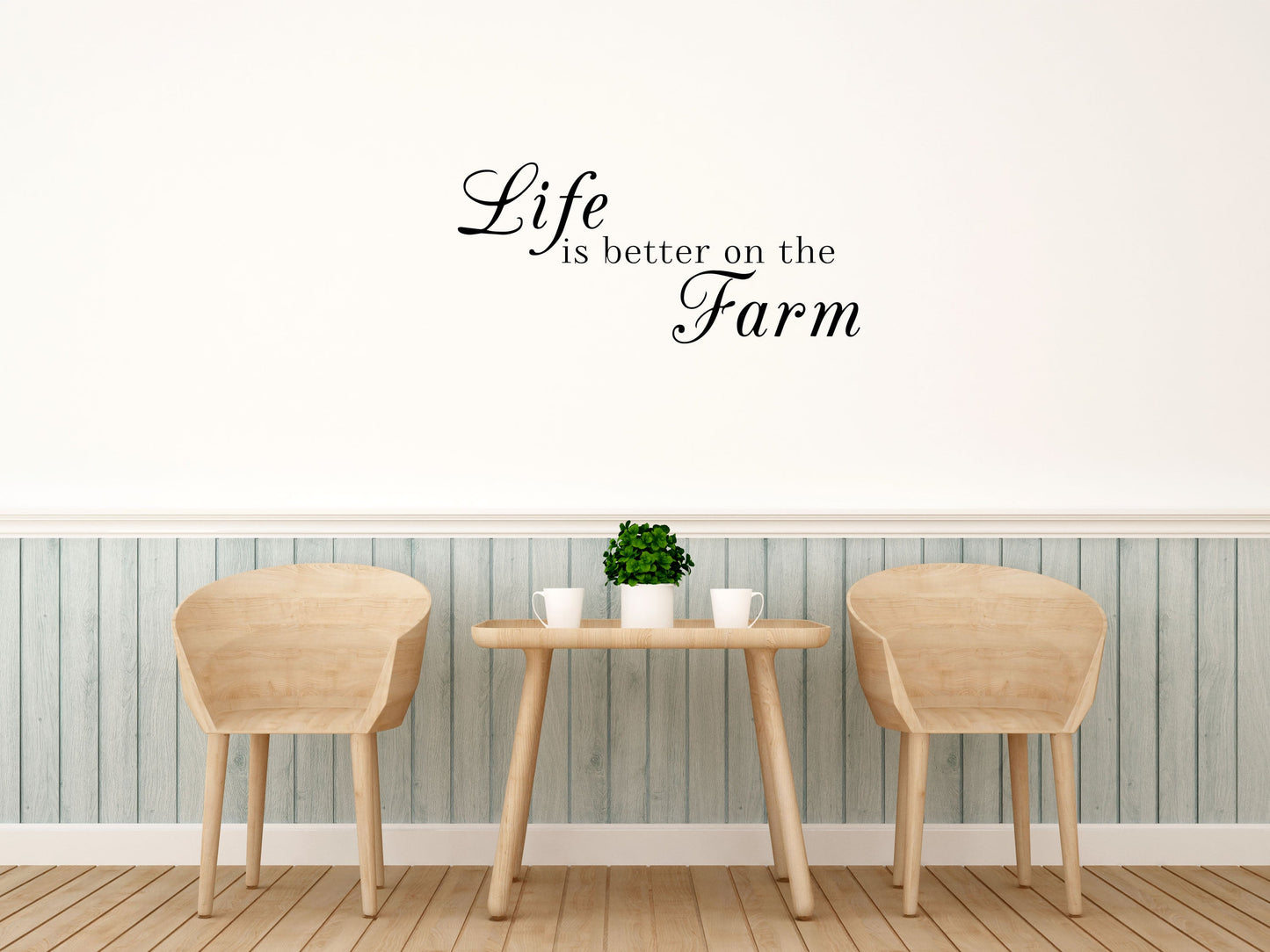 Life Is Better On The Farm Vinyl Wall Decal Inspirational Wall Signs 