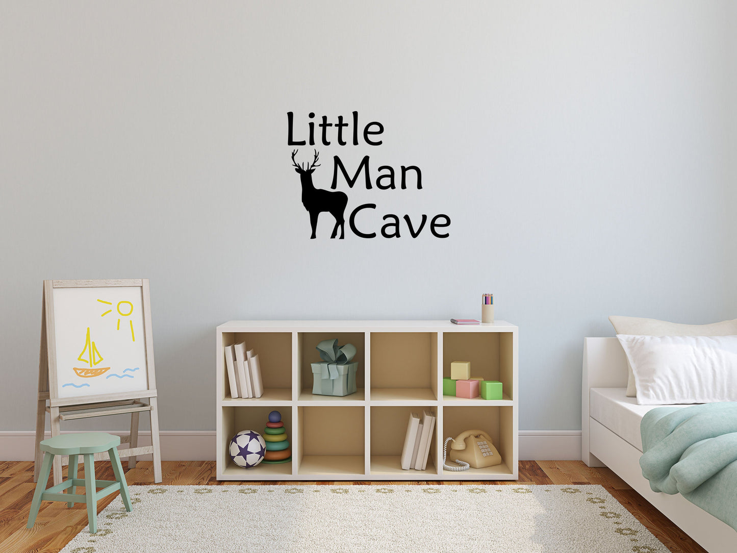 Little Man Cave - Inspirational Wall Decals Vinyl Wall Decal Inspirational Wall Signs 