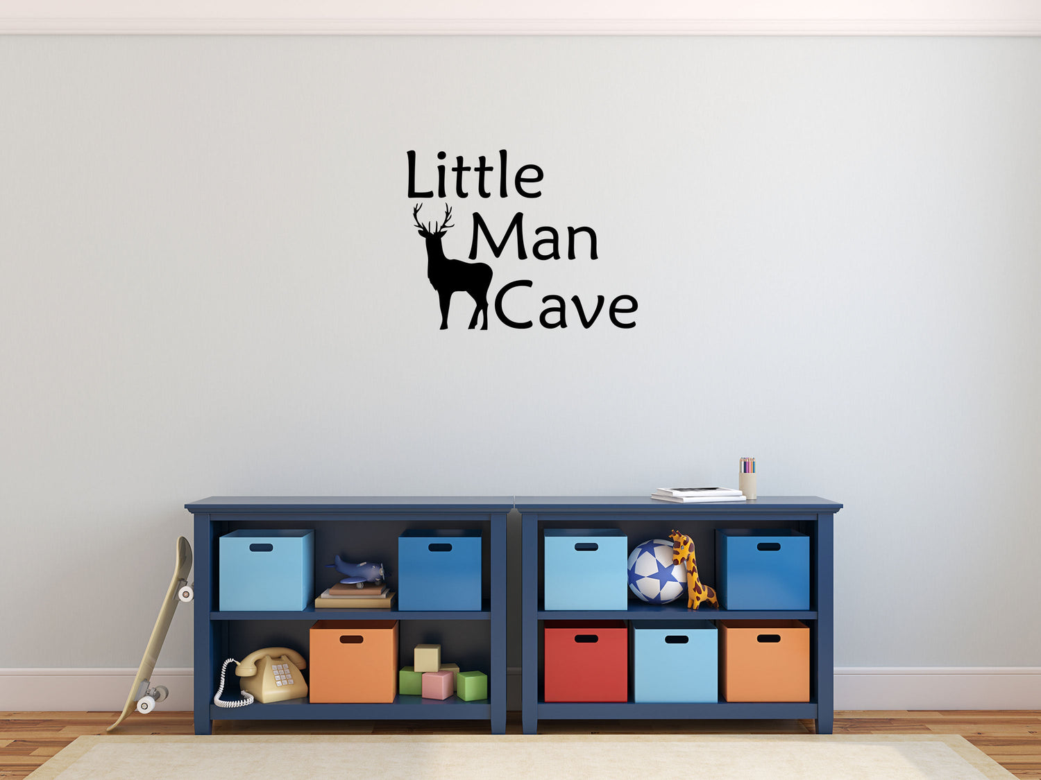Little Man Cave - Inspirational Wall Decals Vinyl Wall Decal Inspirational Wall Signs 