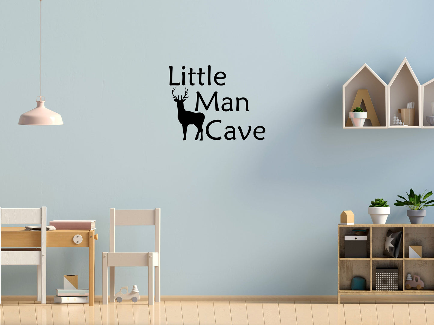 Little Man Cave - Inspirational Wall Decals Vinyl Wall Decal Inspirational Wall Signs 