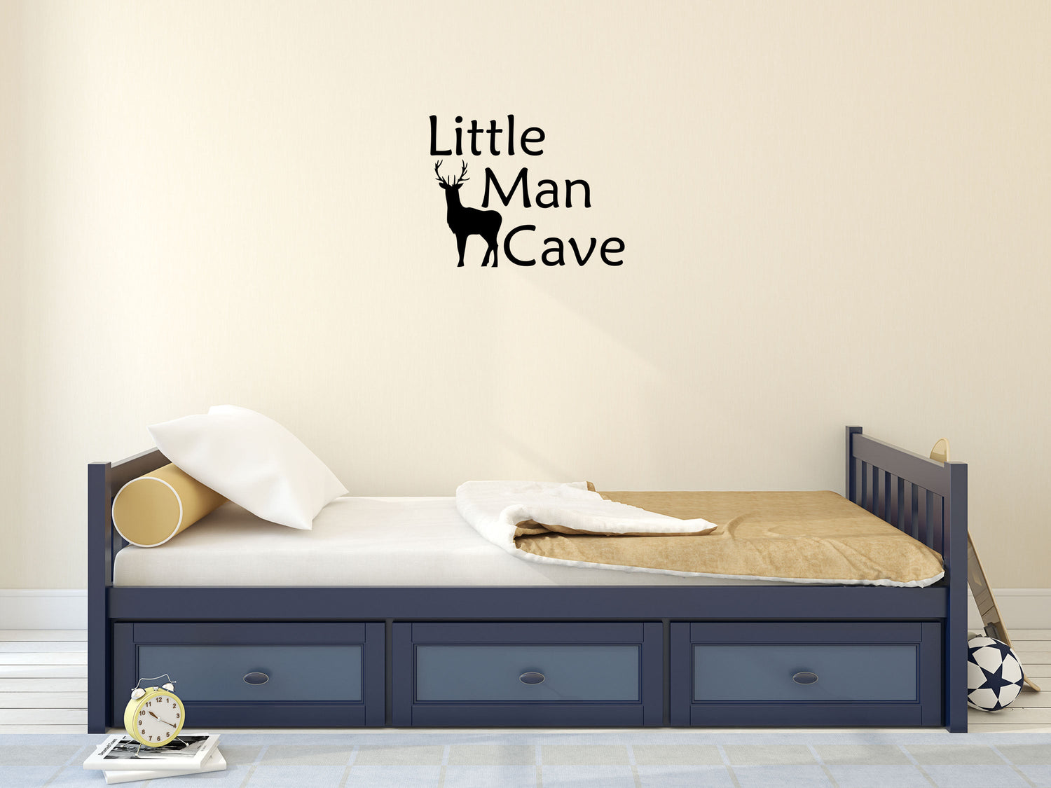 Little Man Cave - Inspirational Wall Decals Vinyl Wall Decal Inspirational Wall Signs 