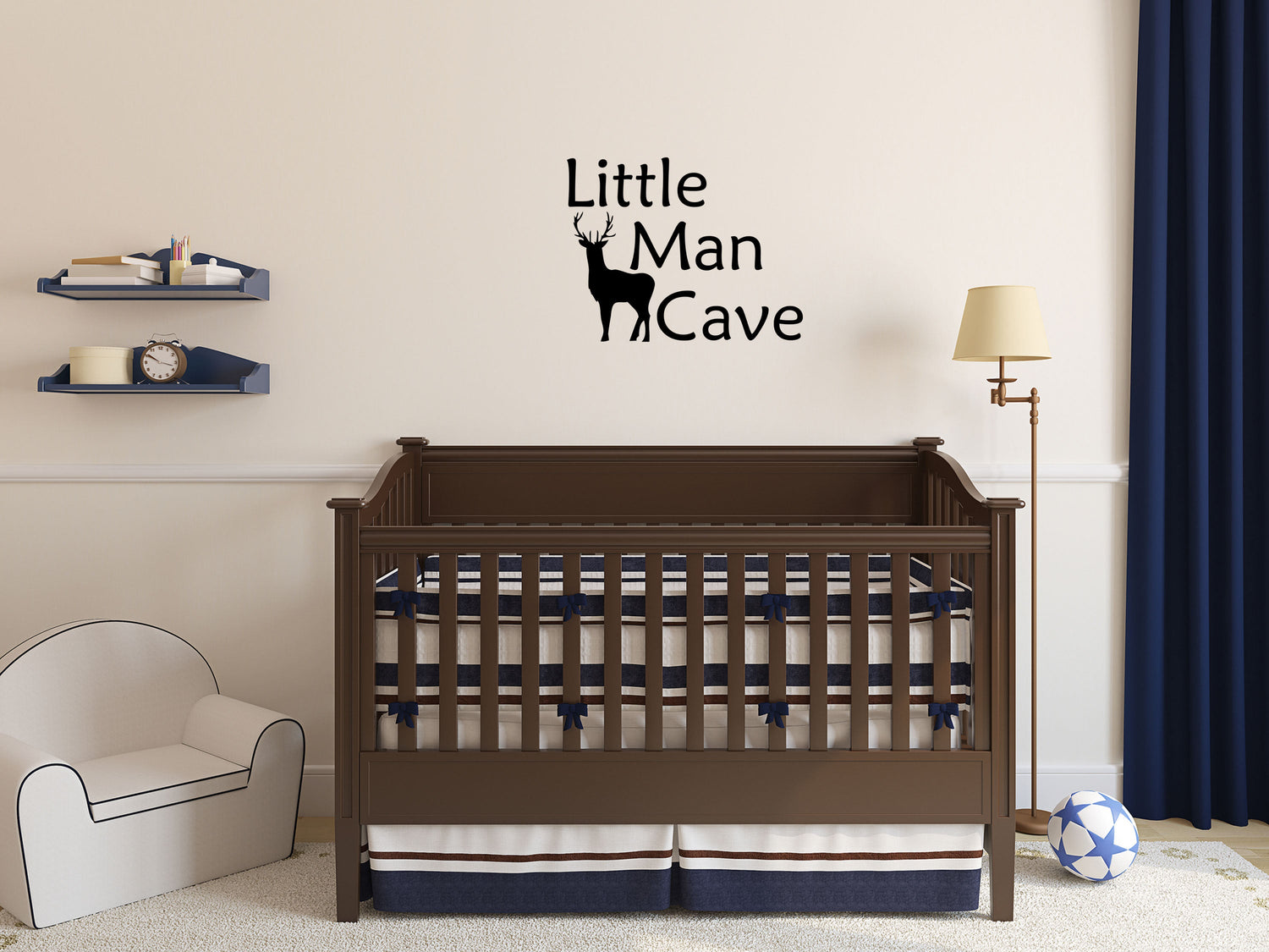 Little Man Cave - Inspirational Wall Decals Vinyl Wall Decal Inspirational Wall Signs 