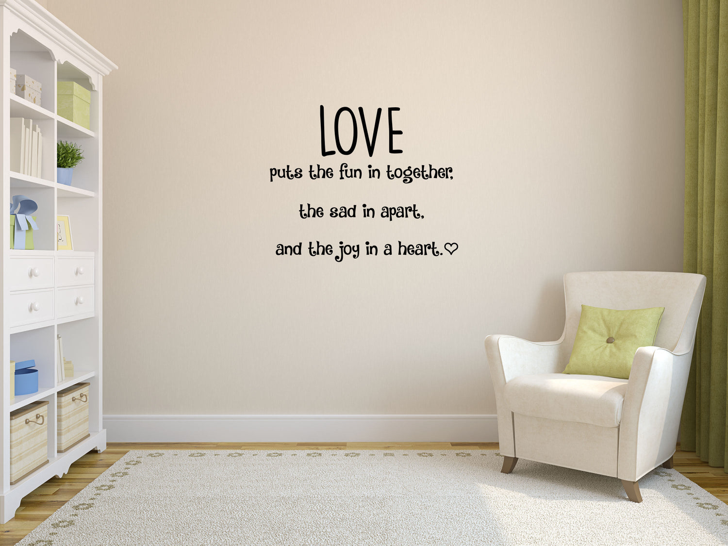 Love Wall Decal - Inspirational Wall Decals Vinyl Wall Decal Inspirational Wall Signs 