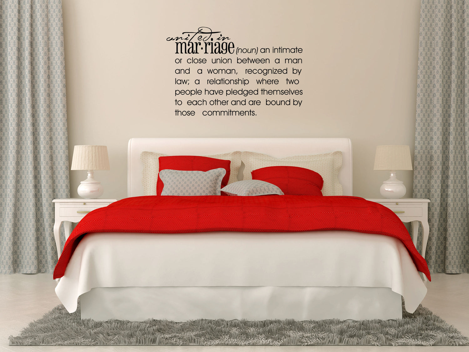Marriage Definition - Inspirational Wall Decals Vinyl Wall Decal Inspirational Wall Signs 