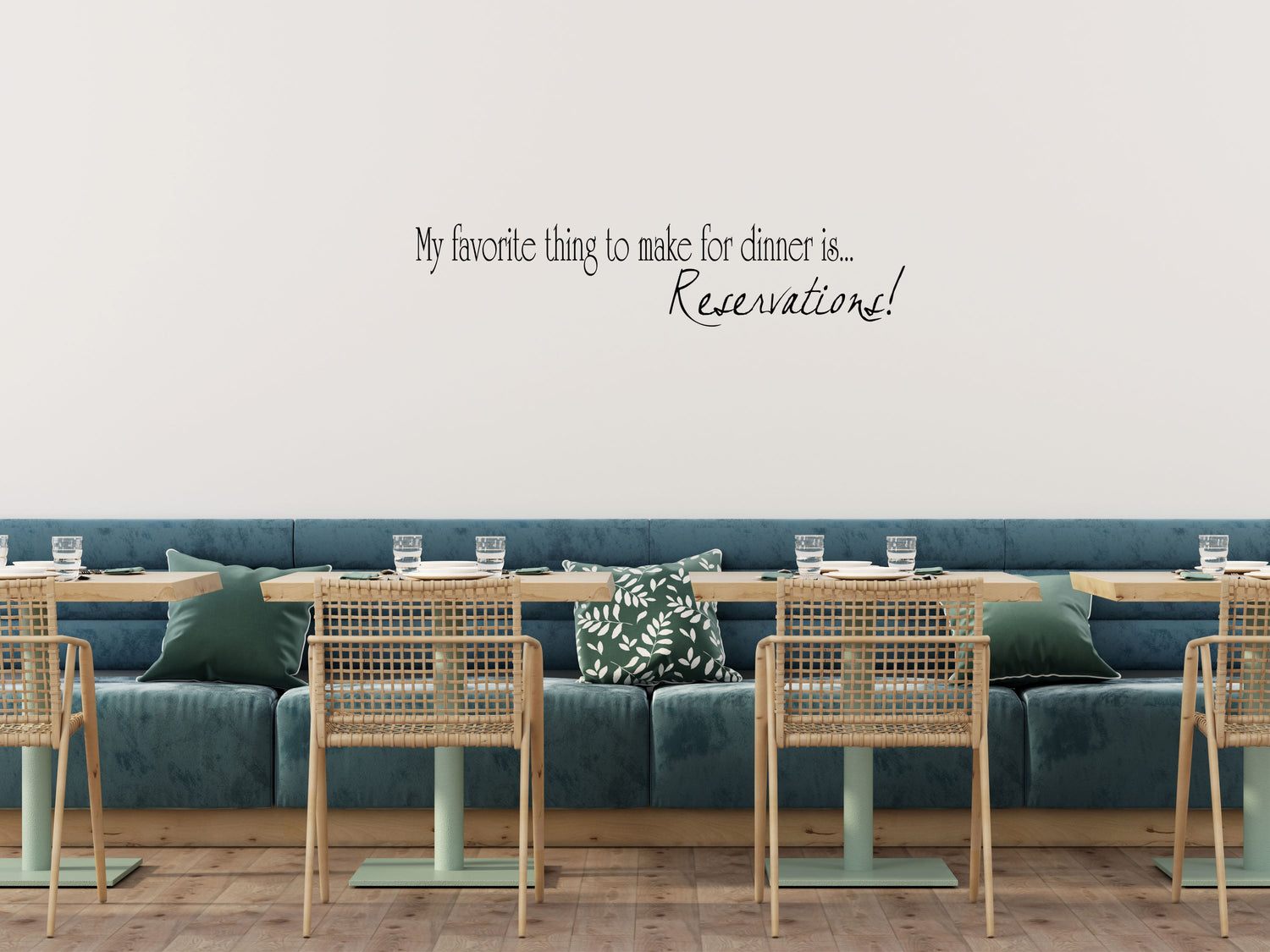 My Favorite Thing To Make For Dinner Decal Wall Decal Custom Wall Custom Quote Kitchen Sign Kitchen Wall Decal Funny Kitchen Wall Art Vinyl Wall Decal Inspirational Wall Signs 