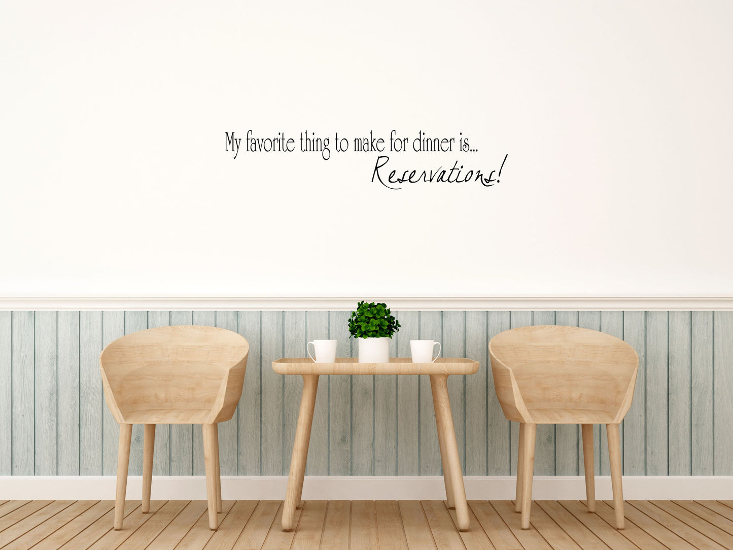 My Favorite Thing To Make For Dinner Decal Wall Decal Custom Wall Custom Quote Kitchen Sign Kitchen Wall Decal Funny Kitchen Wall Art Vinyl Wall Decal Inspirational Wall Signs 