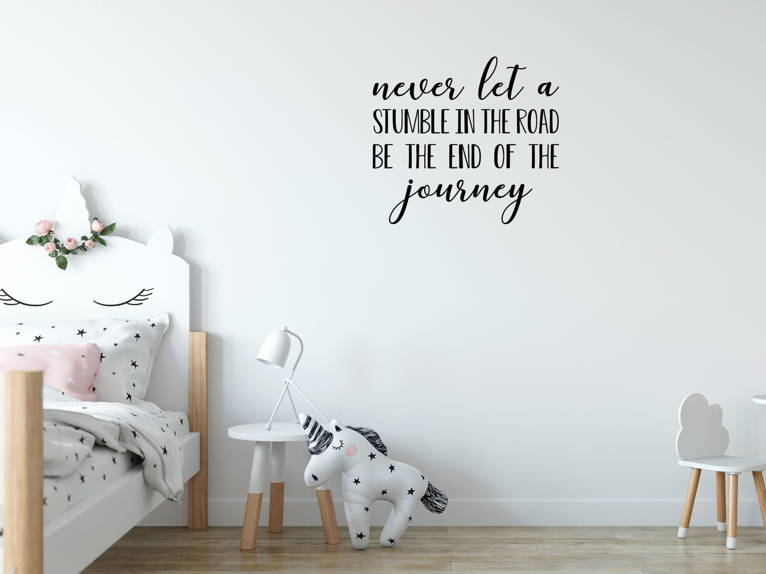 Never Let A Stumble Vinyl Wall Decal Inspirational Wall Signs 