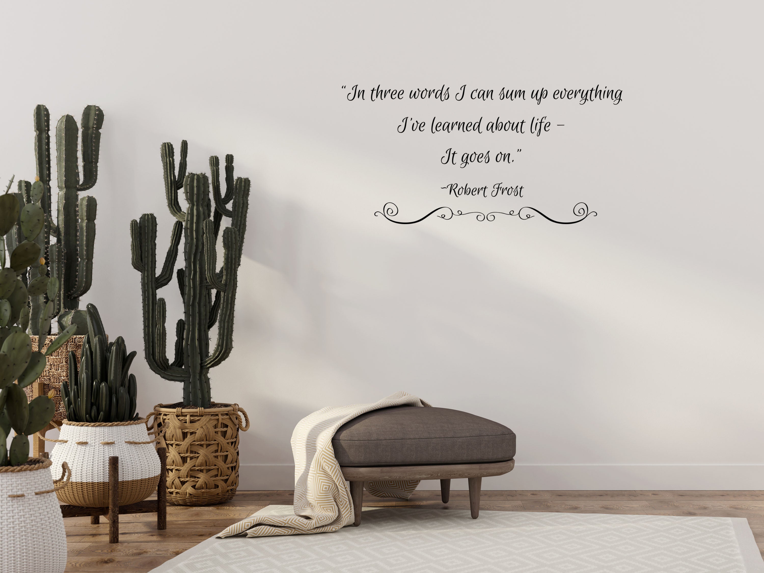 Robert Frost Decal Wall Vinyl Decal - Living Room Decal - Inspirational Wall Decal - Vinyl Wall Art - Wall Quote Decal Vinyl Wall Decal Inspirational Wall Signs 