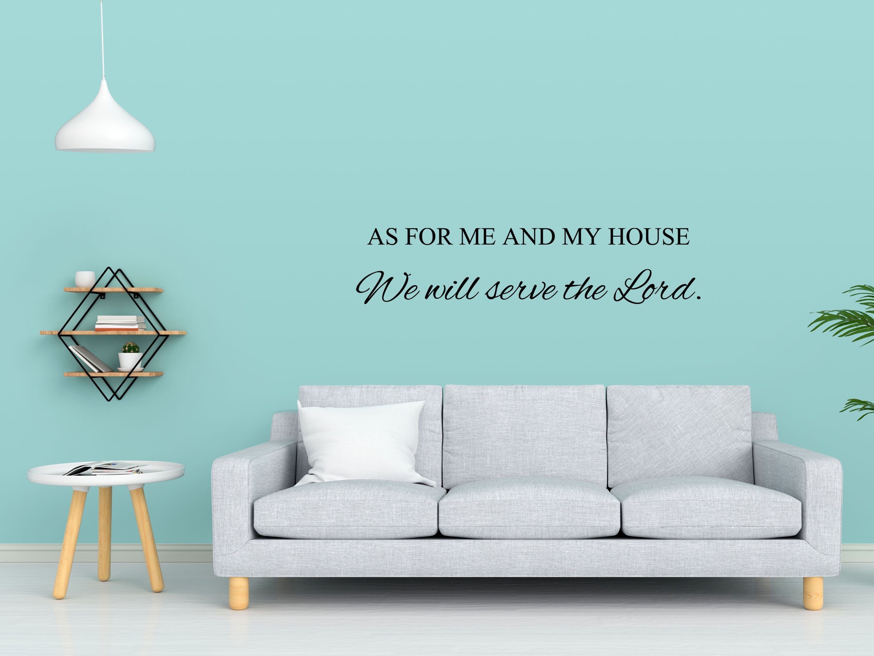 Serve the Lord - Scripture Wall Decals Vinyl Wall Decal Done 