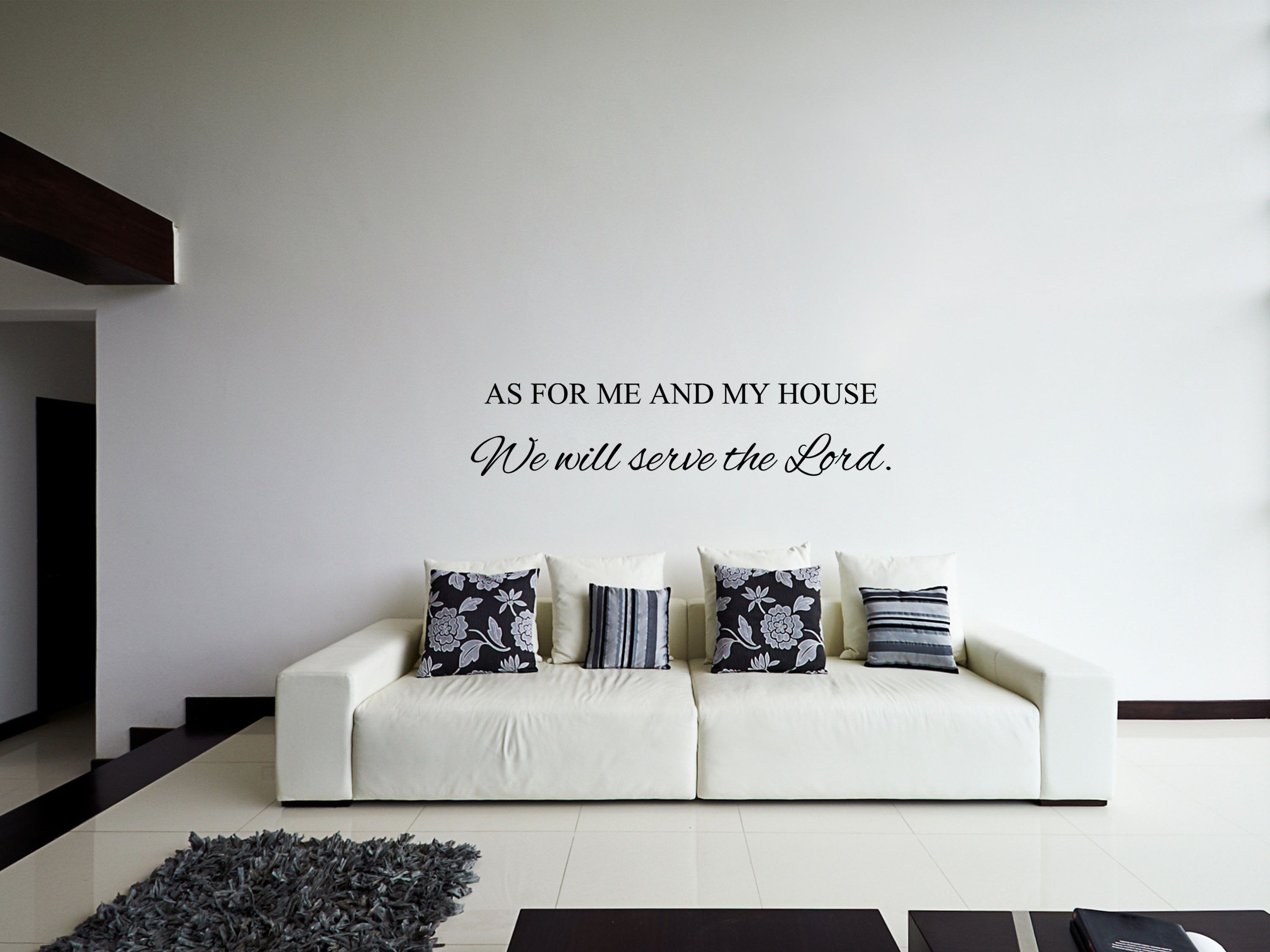 Serve the Lord - Scripture Wall Decals Vinyl Wall Decal Done 