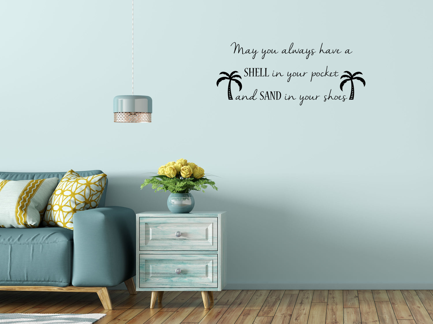 Shell In Your Pocket - Inspirational Wall Decals Vinyl Wall Decal Inspirational Wall Signs 