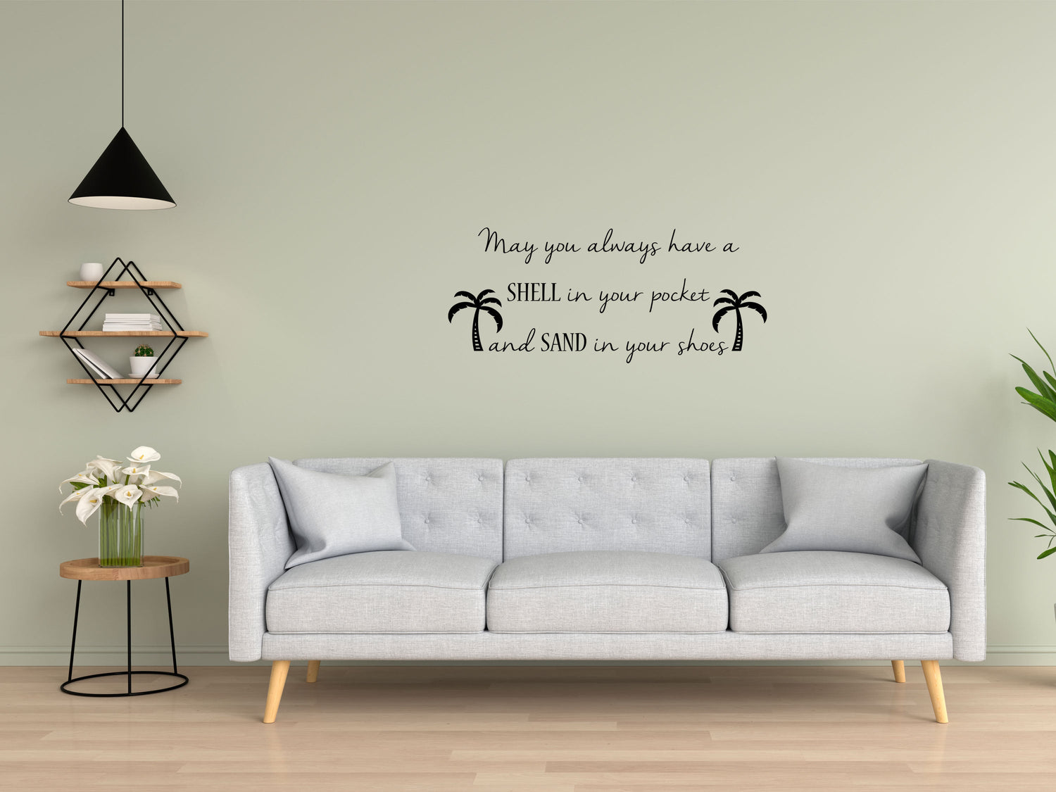 Shell In Your Pocket - Inspirational Wall Decals Vinyl Wall Decal Inspirational Wall Signs 