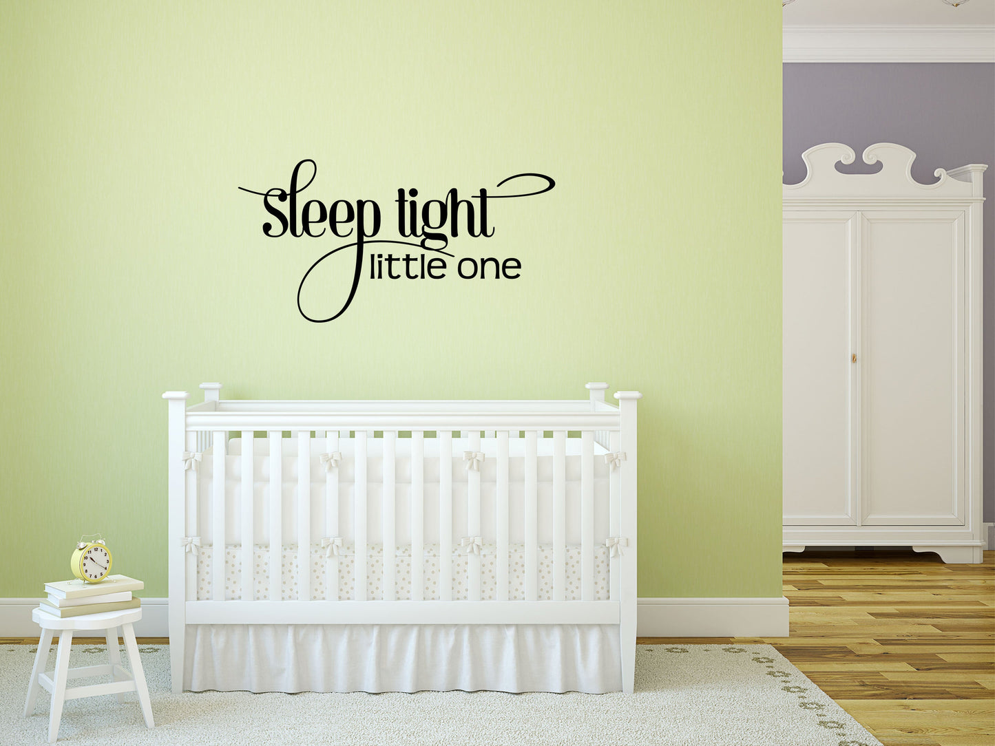 Sleep Tight Little One - Inspirational Wall Decals Vinyl Wall Decal Inspirational Wall Signs 