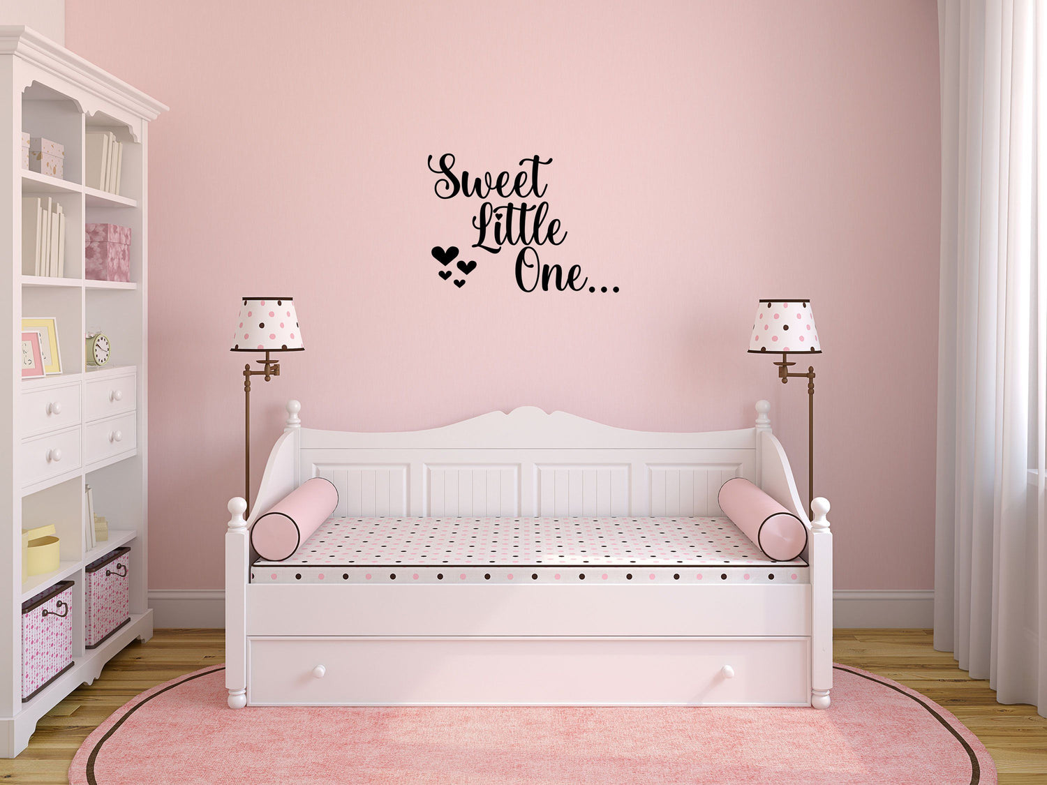 Sweet Little One Decal - Nursery Wall Art - Sweet Little One Wall Sign - Baby Wall Decal - Cute Nursery Decal Vinyl Wall Decal Done 