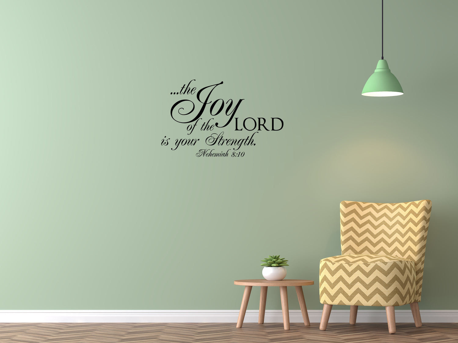 The Joy Of The Lord - Inspirational Wall Signs Vinyl Wall Decal Inspirational Wall Signs 