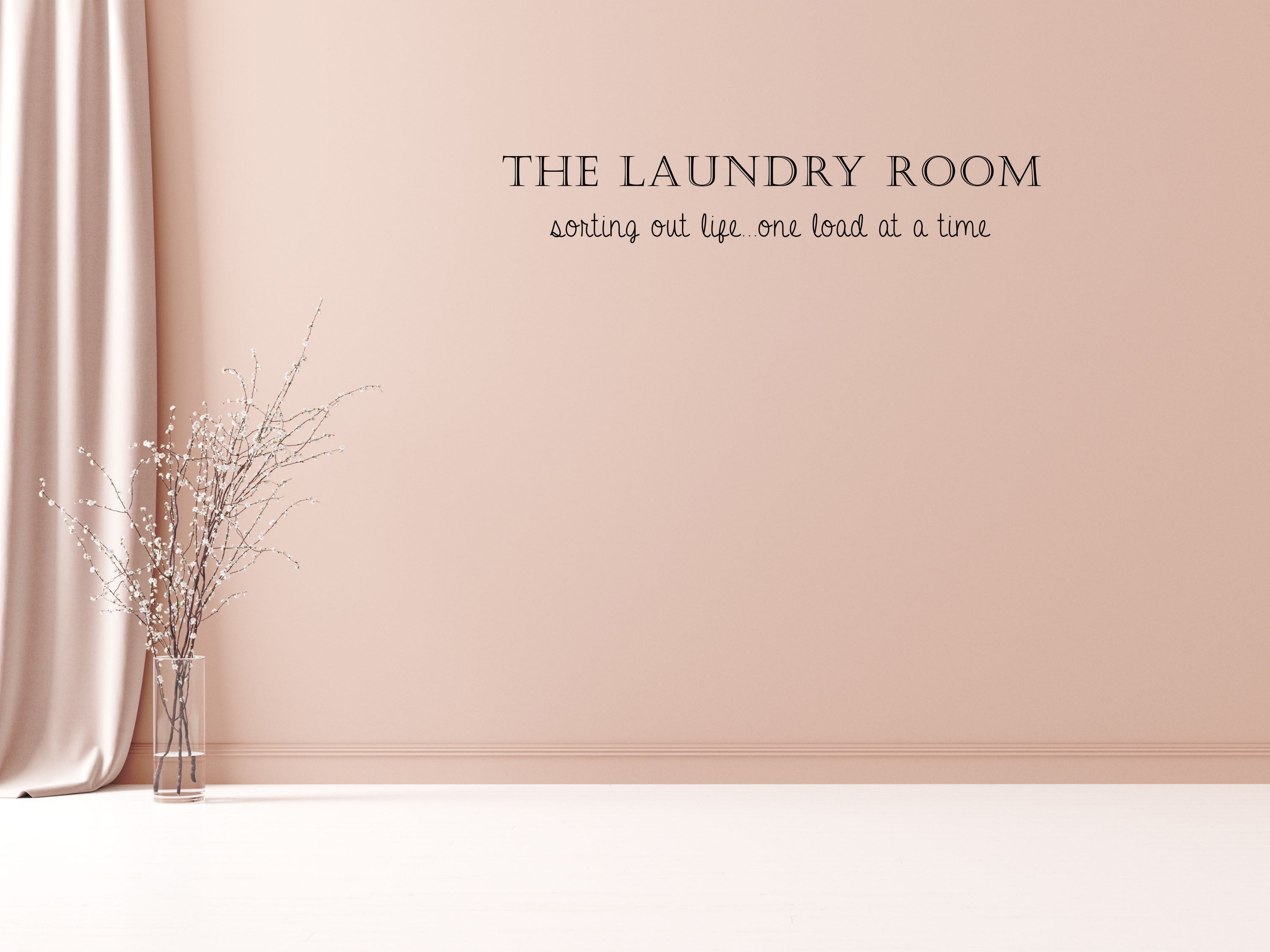 The Laundry Room - Inspirational Wall Signs Vinyl Wall Decal Inspirational Wall Signs 