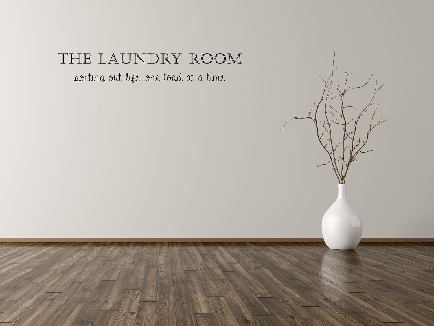The Laundry Room - Inspirational Wall Signs Vinyl Wall Decal Inspirational Wall Signs 