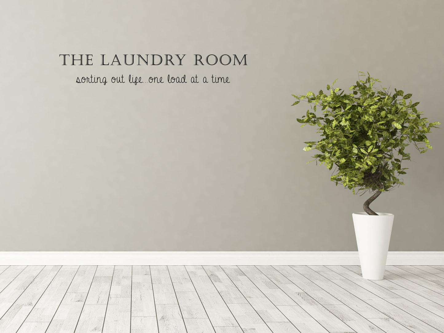 The Laundry Room - Inspirational Wall Signs Vinyl Wall Decal Inspirational Wall Signs 