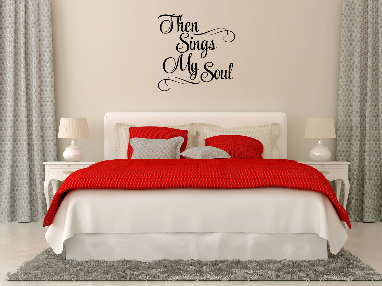 Then Sings My Soul - Inspirational Wall Signs Vinyl Wall Decal Inspirational Wall Signs 