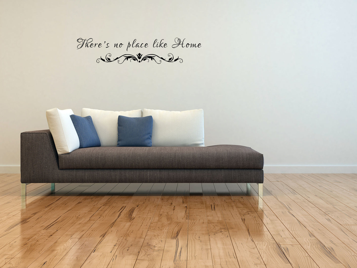 There's No Place Like Home Vinyl Wall Decal Inspirational Wall Signs 