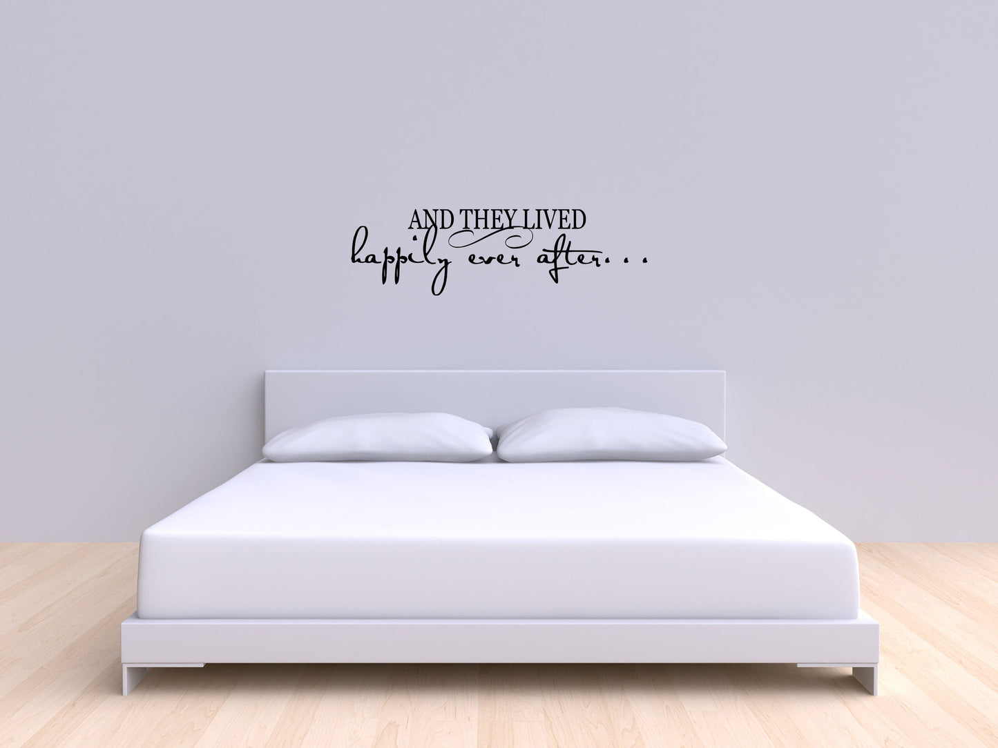 They Lived Happily Ever After - Inspirational Wall Decals Vinyl Wall Decal Done 