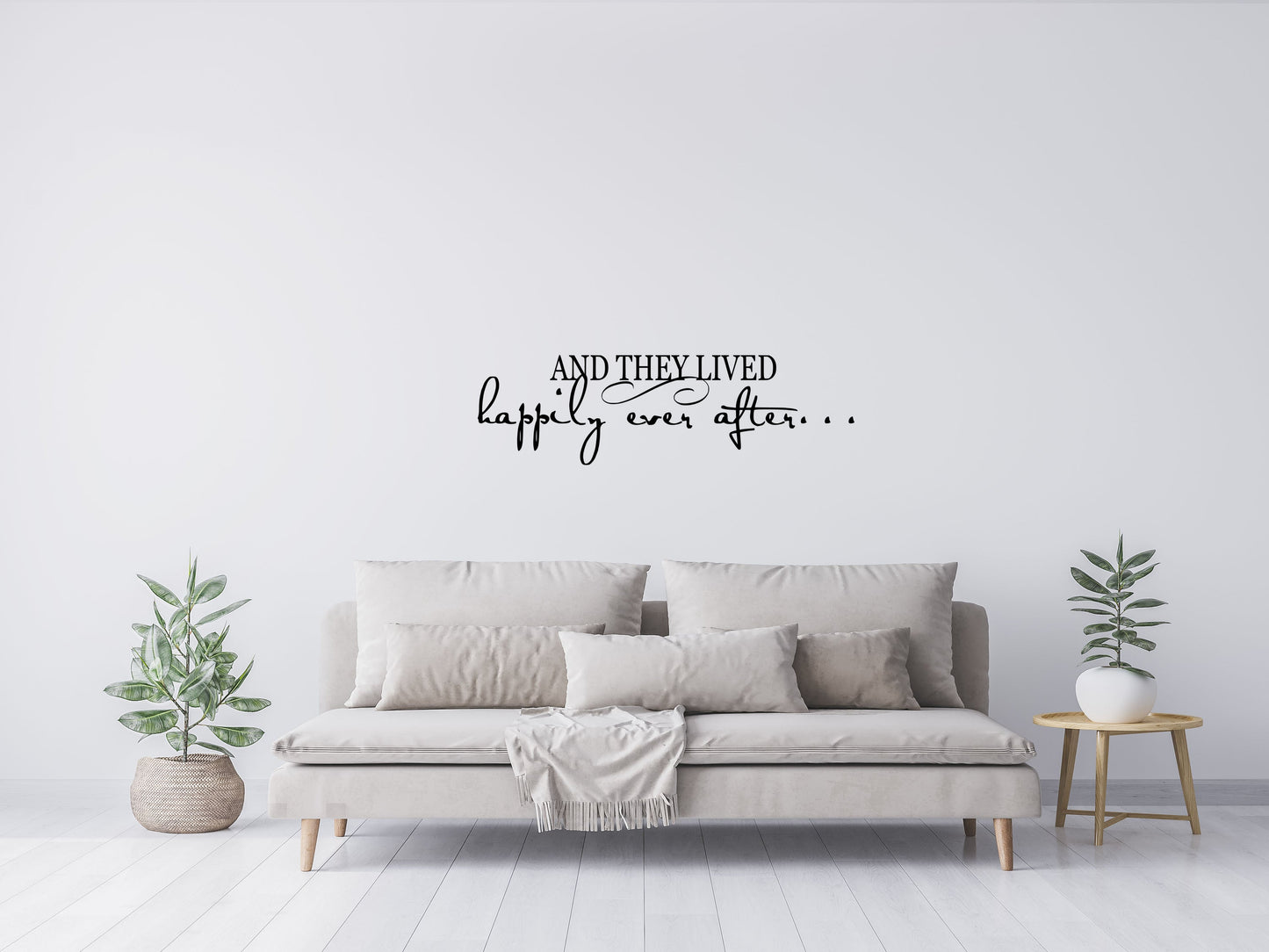 They Lived Happily Ever After - Inspirational Wall Decals Vinyl Wall Decal Done 