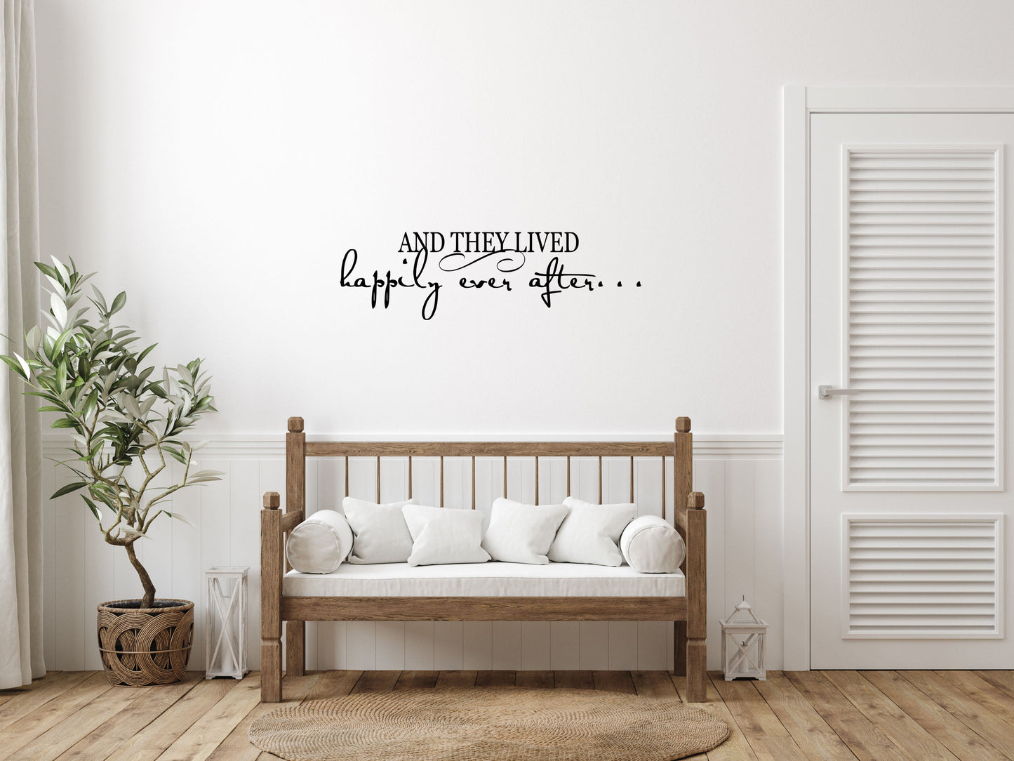 They Lived Happily Ever After - Inspirational Wall Decals Vinyl Wall Decal Done 