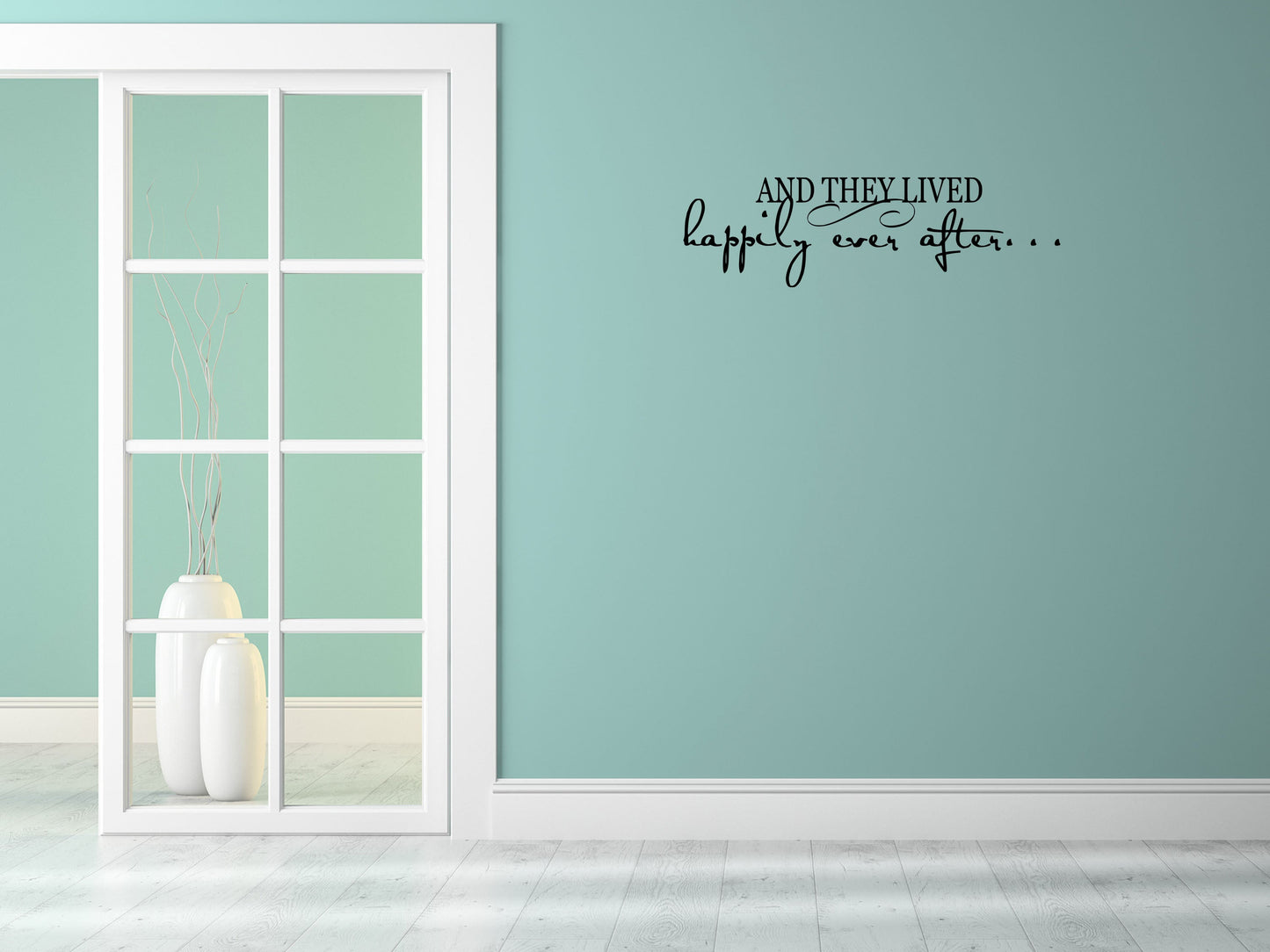 They Lived Happily Ever After - Inspirational Wall Decals Vinyl Wall Decal Done 