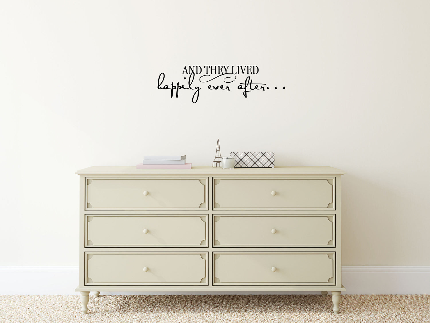 They Lived Happily Ever After - Inspirational Wall Decals Vinyl Wall Decal Done 