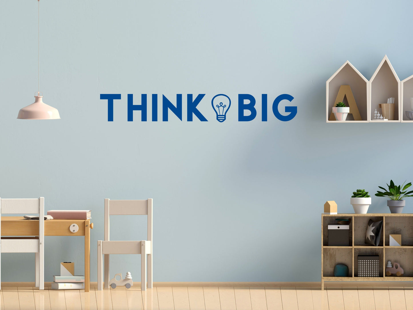Think Big Decal Office Motivational Decal- Inspirational Wall Signs Vinyl Wall Decal Done 
