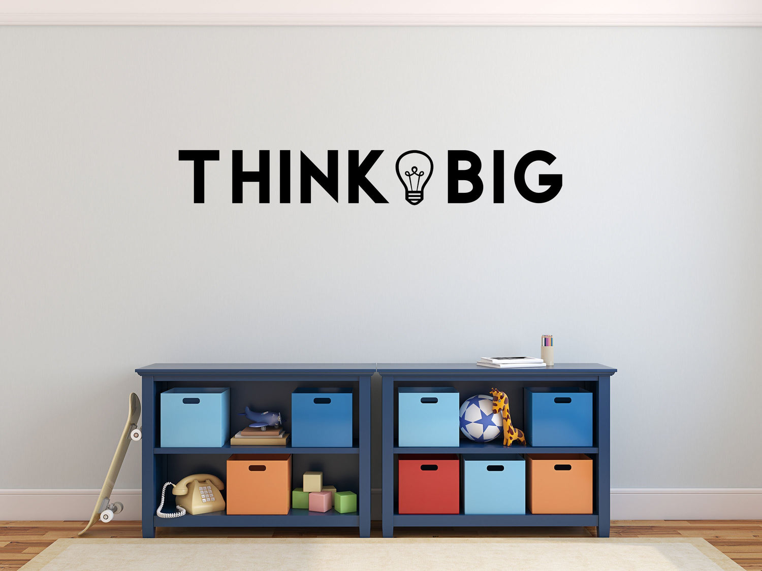 Think Big Decal Office Motivational Decal- Inspirational Wall Signs Vinyl Wall Decal Done 