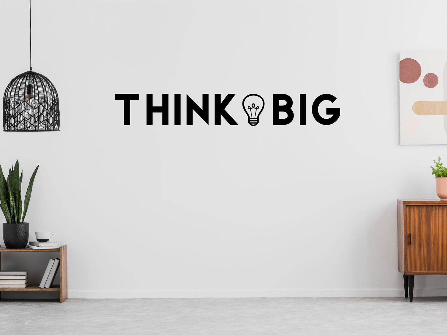 Think Big Decal Office Motivational Decal- Inspirational Wall Signs Vinyl Wall Decal Done 