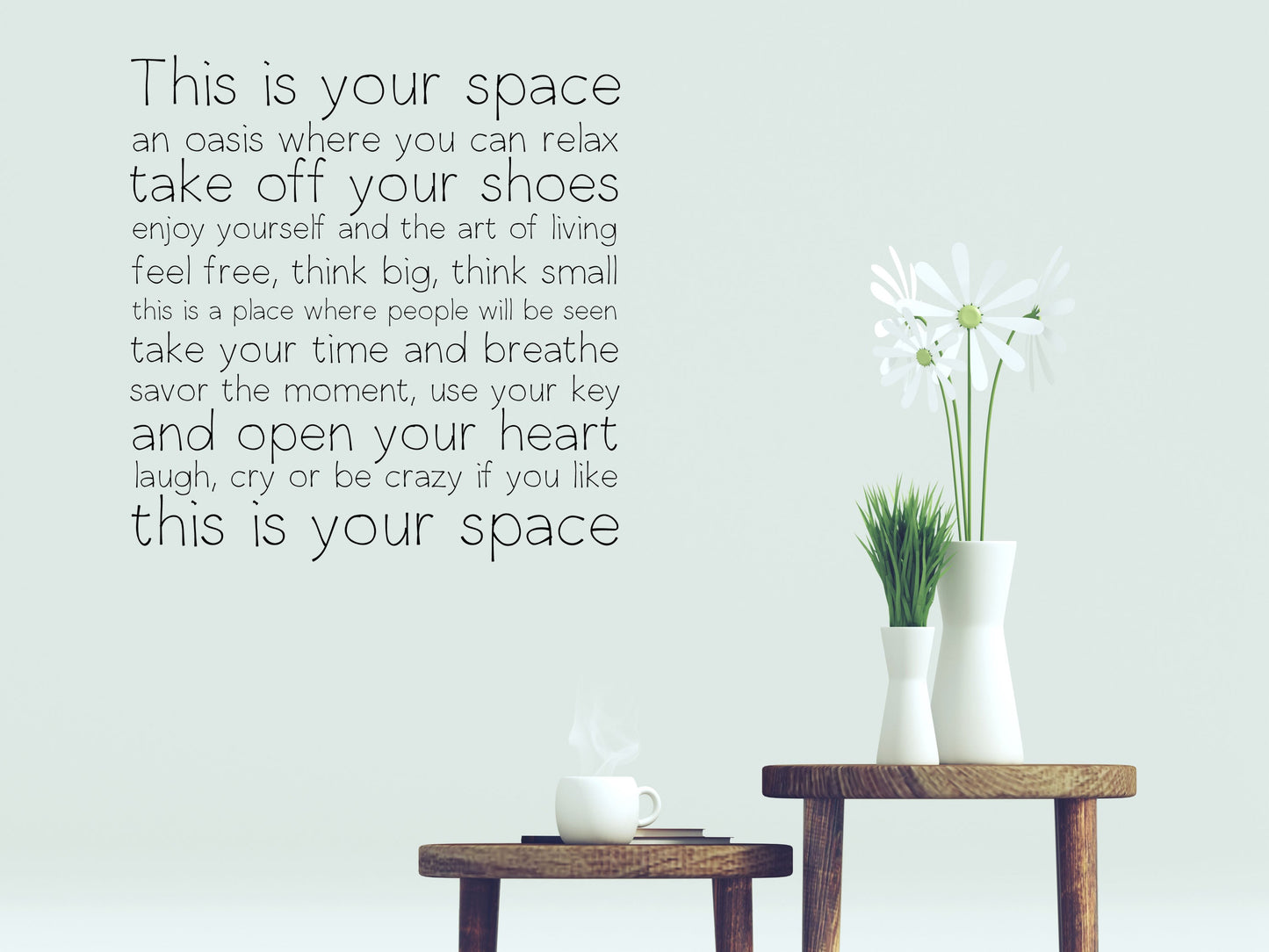 This Is Your Space - Inspirational Wall Signs Vinyl Wall Decal Inspirational Wall Signs 