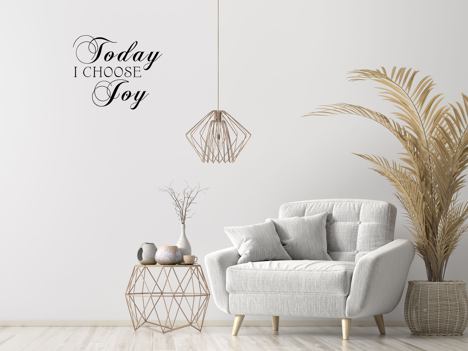 Today I Choose Joy - Inspirational Wall Signs Vinyl Wall Decal Inspirational Wall Signs 