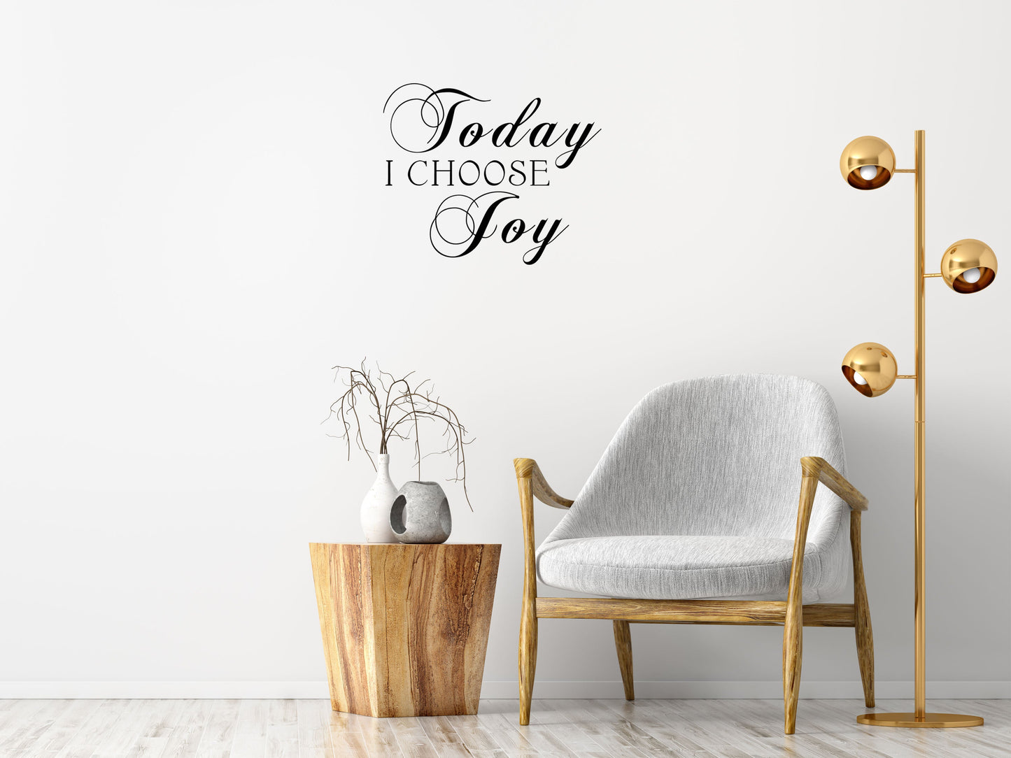 Today I Choose Joy - Inspirational Wall Signs Vinyl Wall Decal Inspirational Wall Signs 