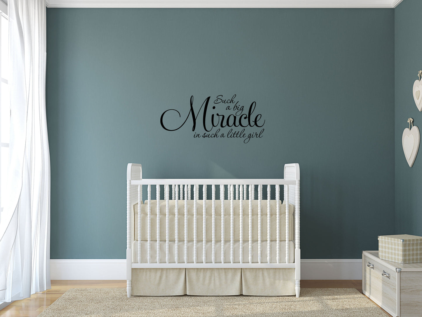 Twin Nursery - Inspirational Wall Signs Vinyl Wall Decal Done 