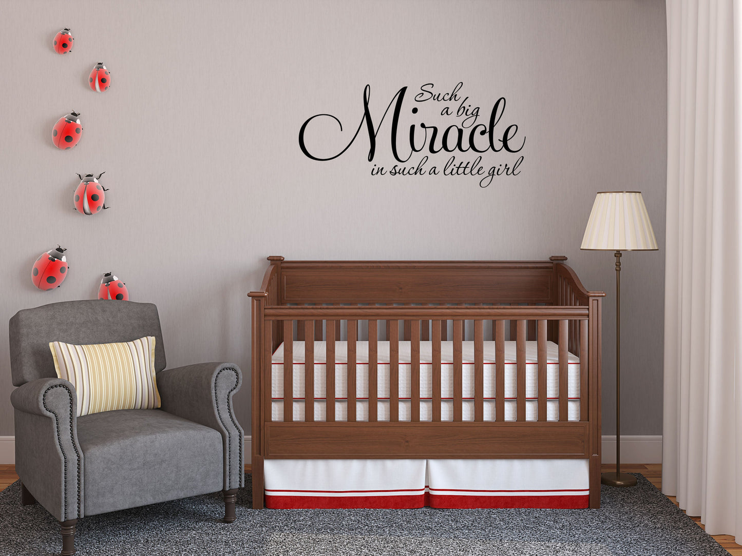 Twin Nursery - Inspirational Wall Signs Vinyl Wall Decal Done 