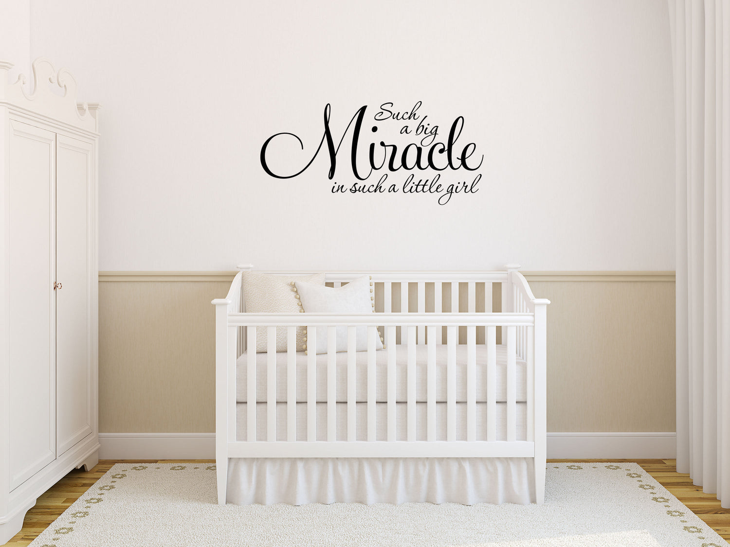 Twin Nursery - Inspirational Wall Signs Vinyl Wall Decal Done 