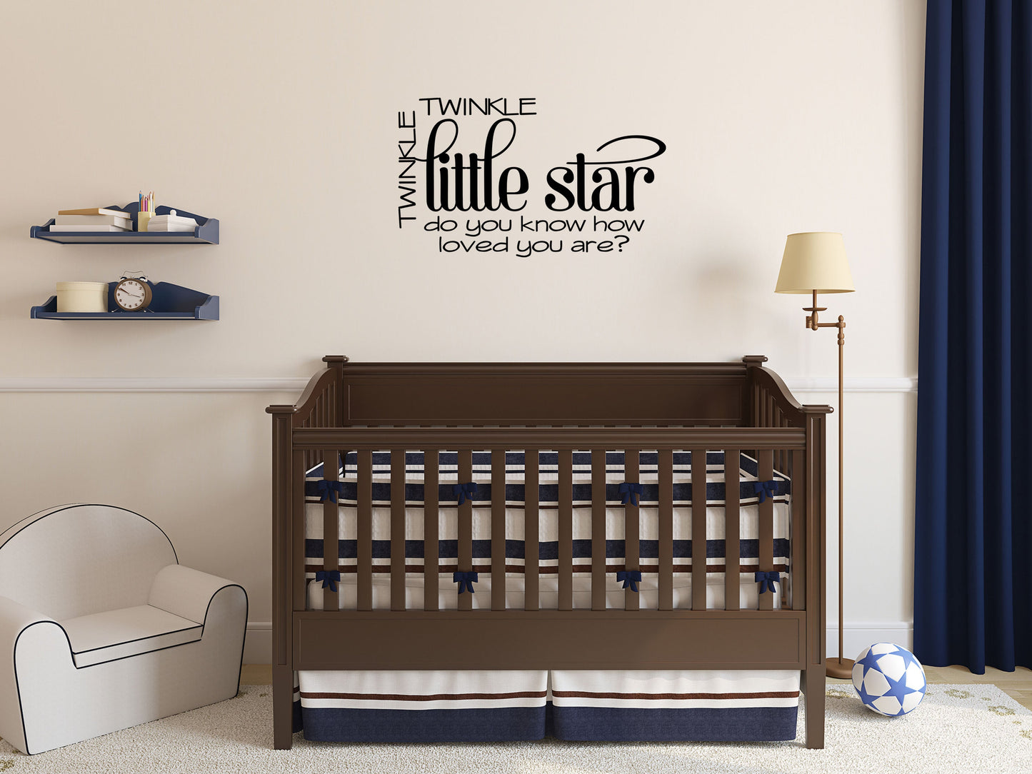 Twinkle Twinkle Little Star - Inspirational Wall Signs Vinyl Wall Decal Inspirational Wall Signs 