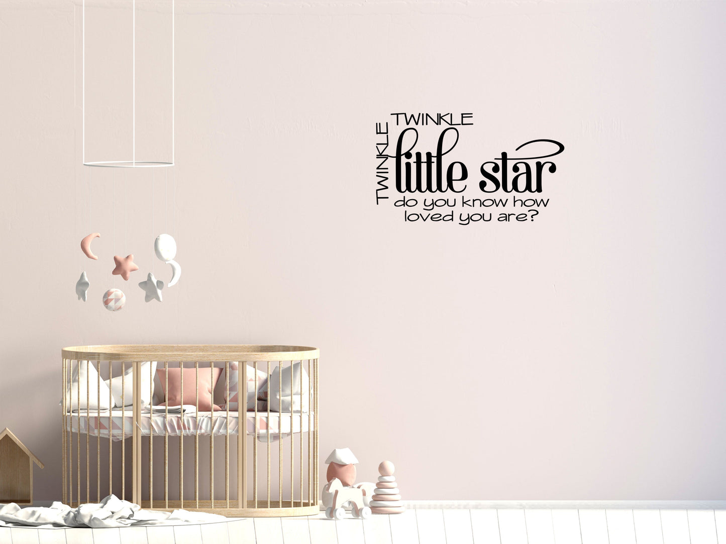 Twinkle Twinkle Little Star - Inspirational Wall Signs Vinyl Wall Decal Inspirational Wall Signs 
