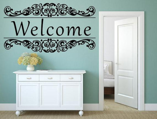 Welcome - Inspirational Wall Decals Inspirational Wall Signs 