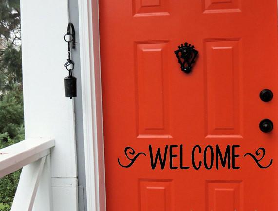 Welcome - Inspirational Wall Decals Inspirational Wall Signs 