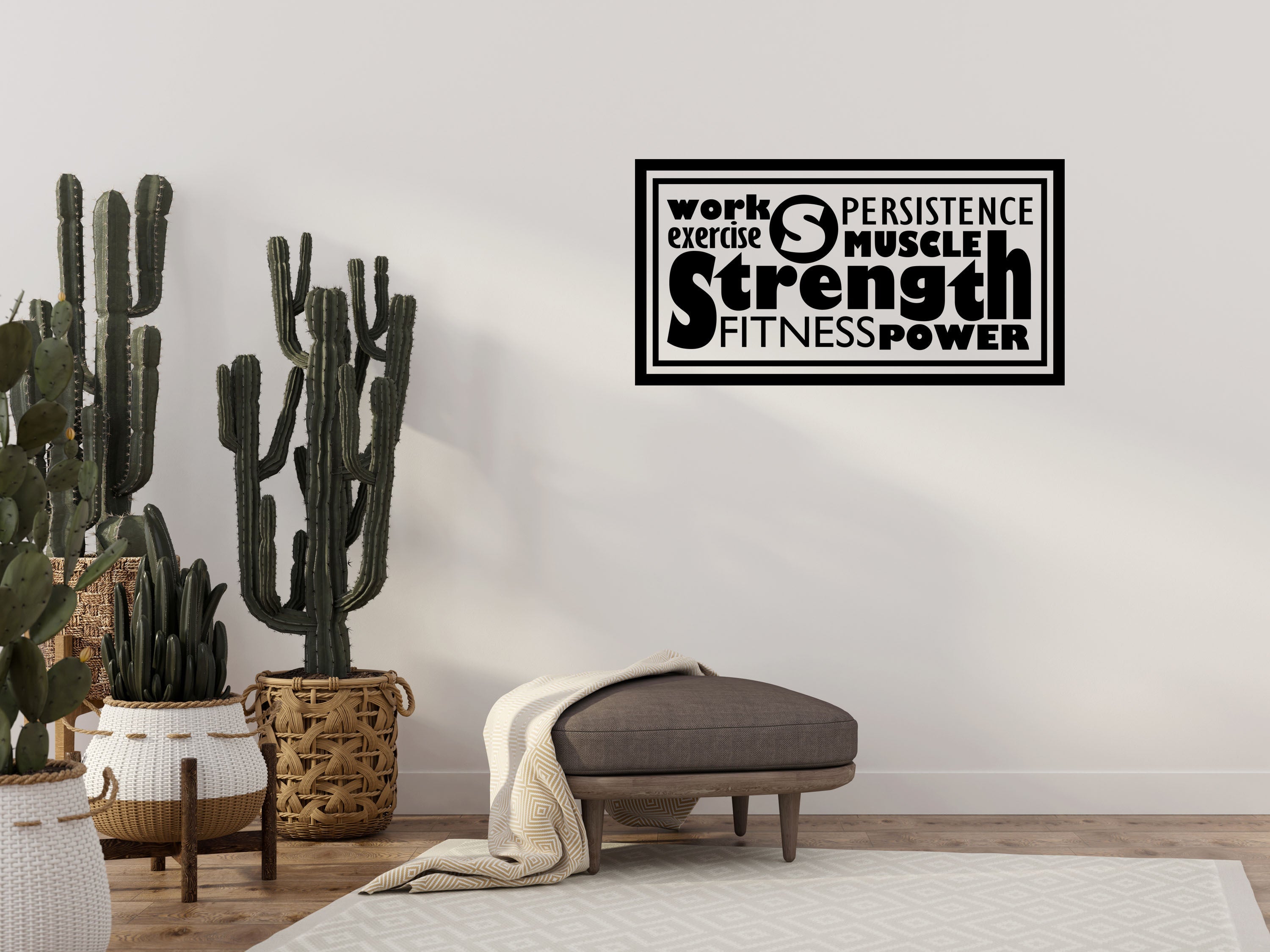 Work Exercise Office Wall Sticker - Inspirational Wall Decals Done 
