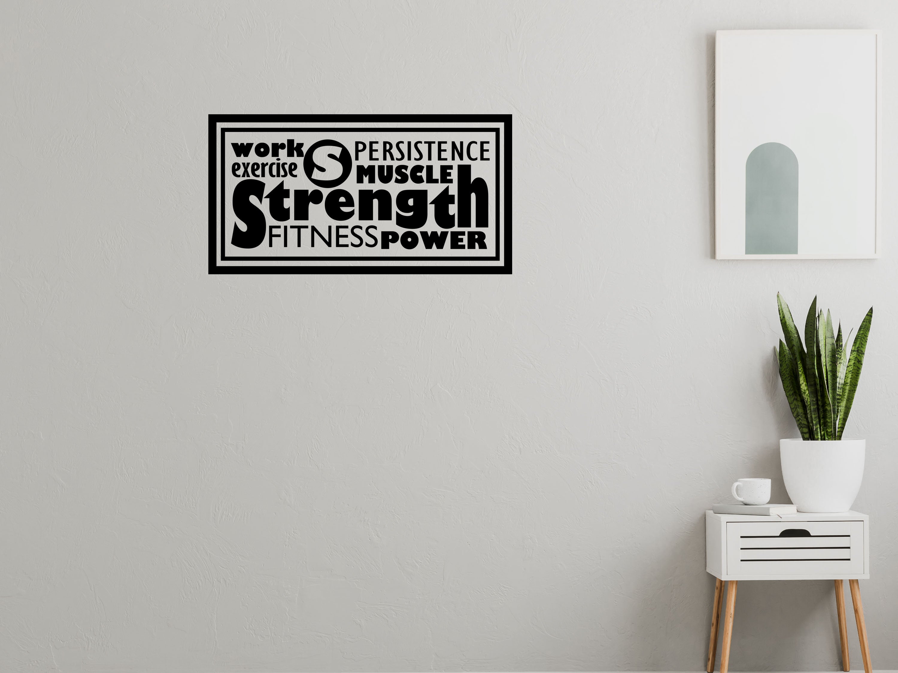 Work Exercise Office Wall Sticker - Inspirational Wall Decals Done 