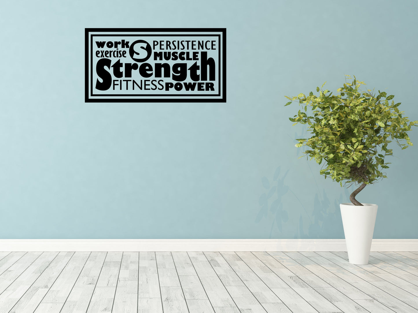 Work Exercise Office Wall Sticker - Inspirational Wall Decals Done 