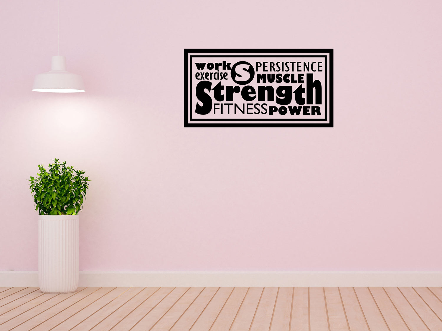 Work Exercise Office Wall Sticker - Inspirational Wall Decals Done 