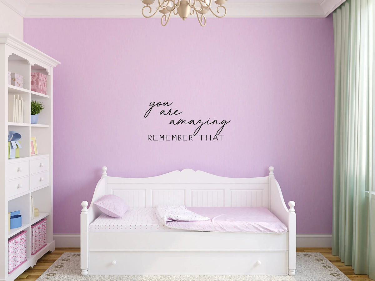 You Are Amazing Wall Decal Sticker For Office – Inspirational Wall Signs