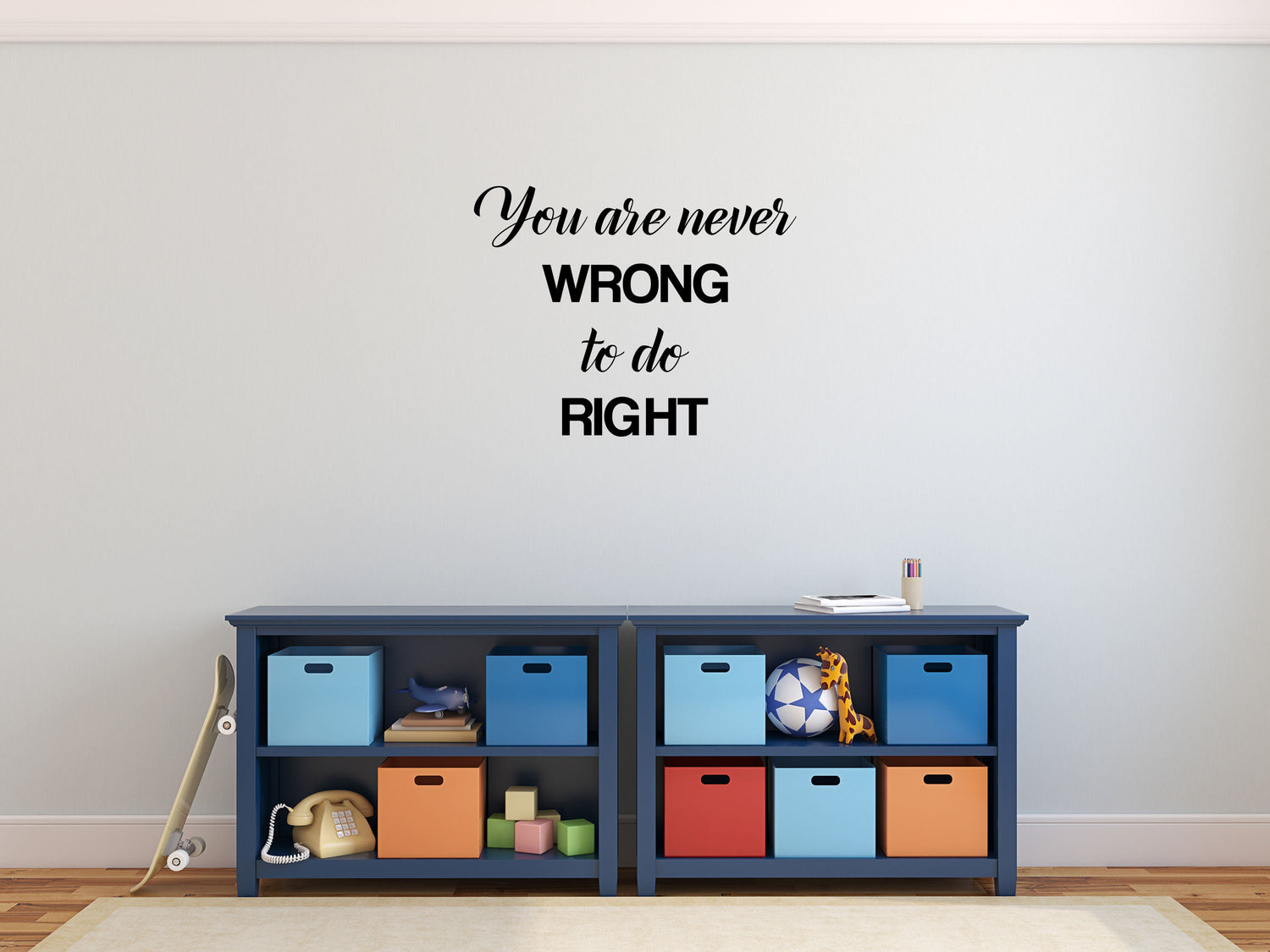 You Are Never Wrong To Do Right Living Room Decal - Inspirational Wall Decals Home Decor Decals Inspirational Wall Signs 